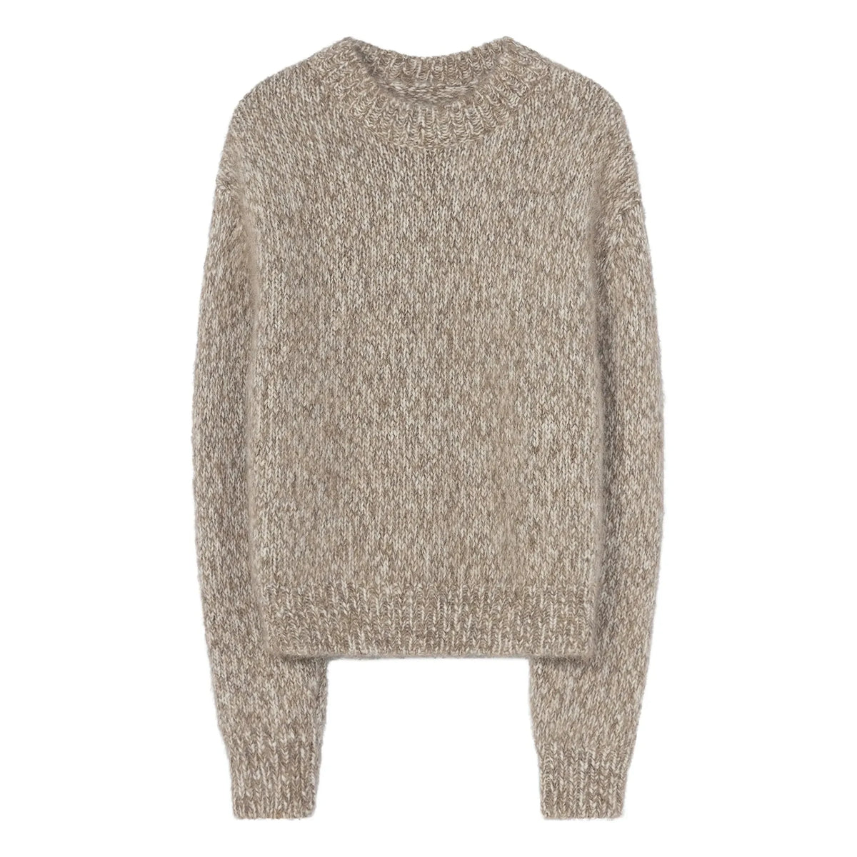 Cordera - Fine Alpaca Wool Thick Sweater | Beige