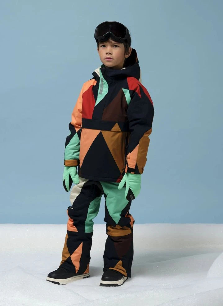 Gosoaky - Cute Cat Waterproof Ski Jacket | Orange