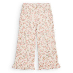 Louise Misha - Floral Organic Cotton Pants | Cream