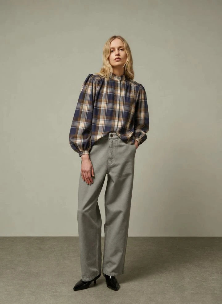BELLEPIECE - Milton Cotton Blouse | Hazel