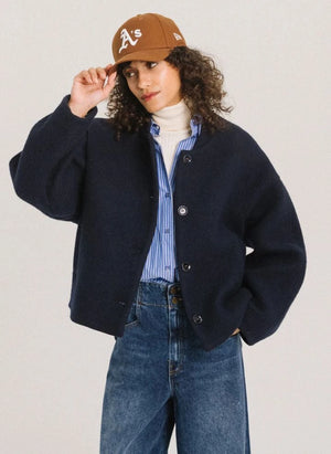 Tinsels - Destiny Cotton Jacket | Navy