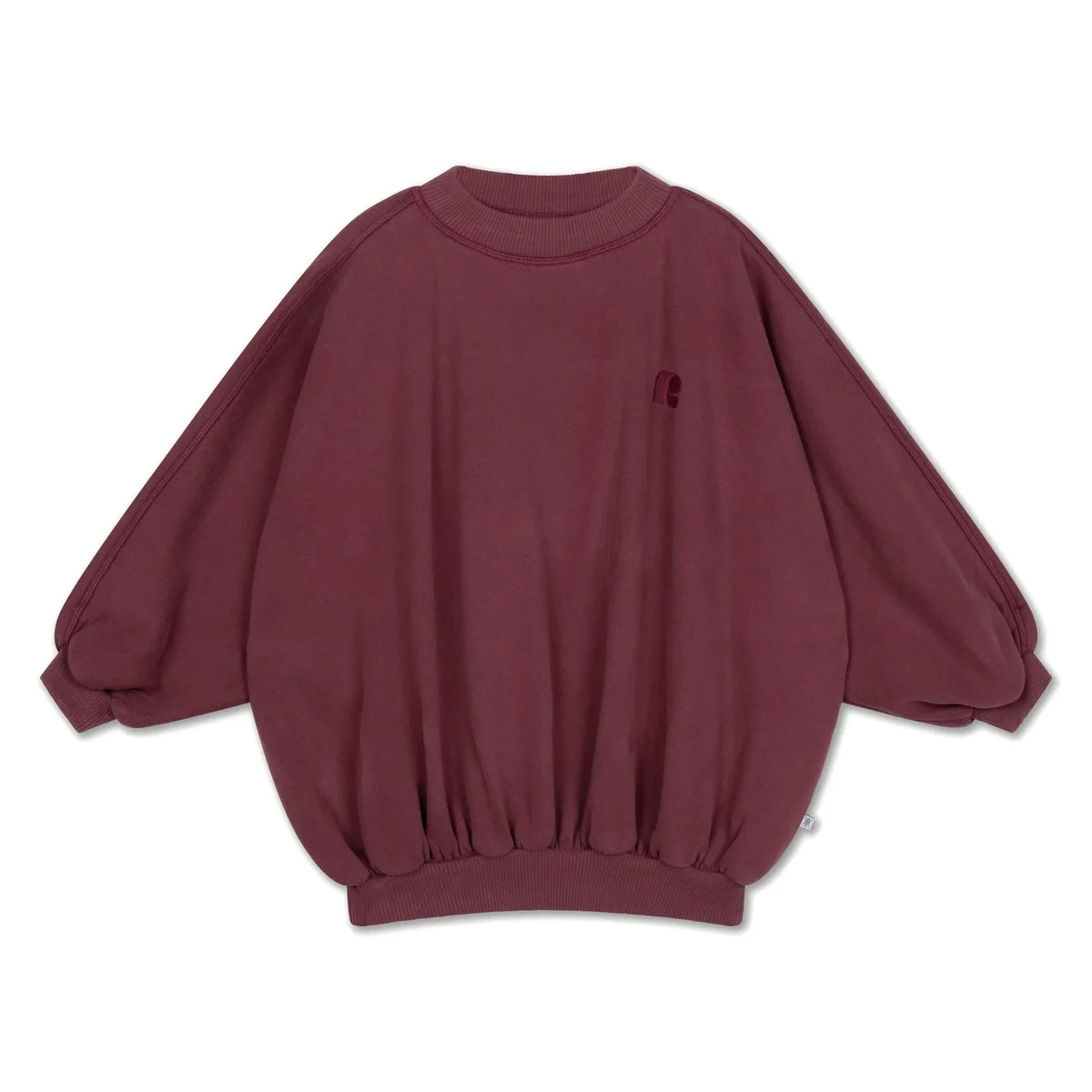 Repose AMS - Oversized Organic Cotton Sweatshirt | Burgundy