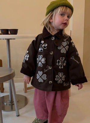 SISSEL EDELBO - Lilibeth Organic Cotton Jacket - Kids Collection | Brown