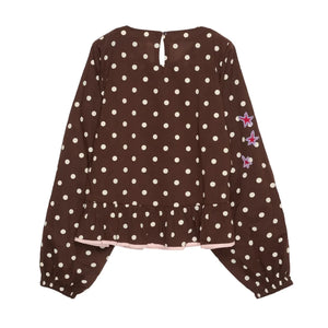 SISSEL EDELBO - Diana organic cotton blouse | Brown
