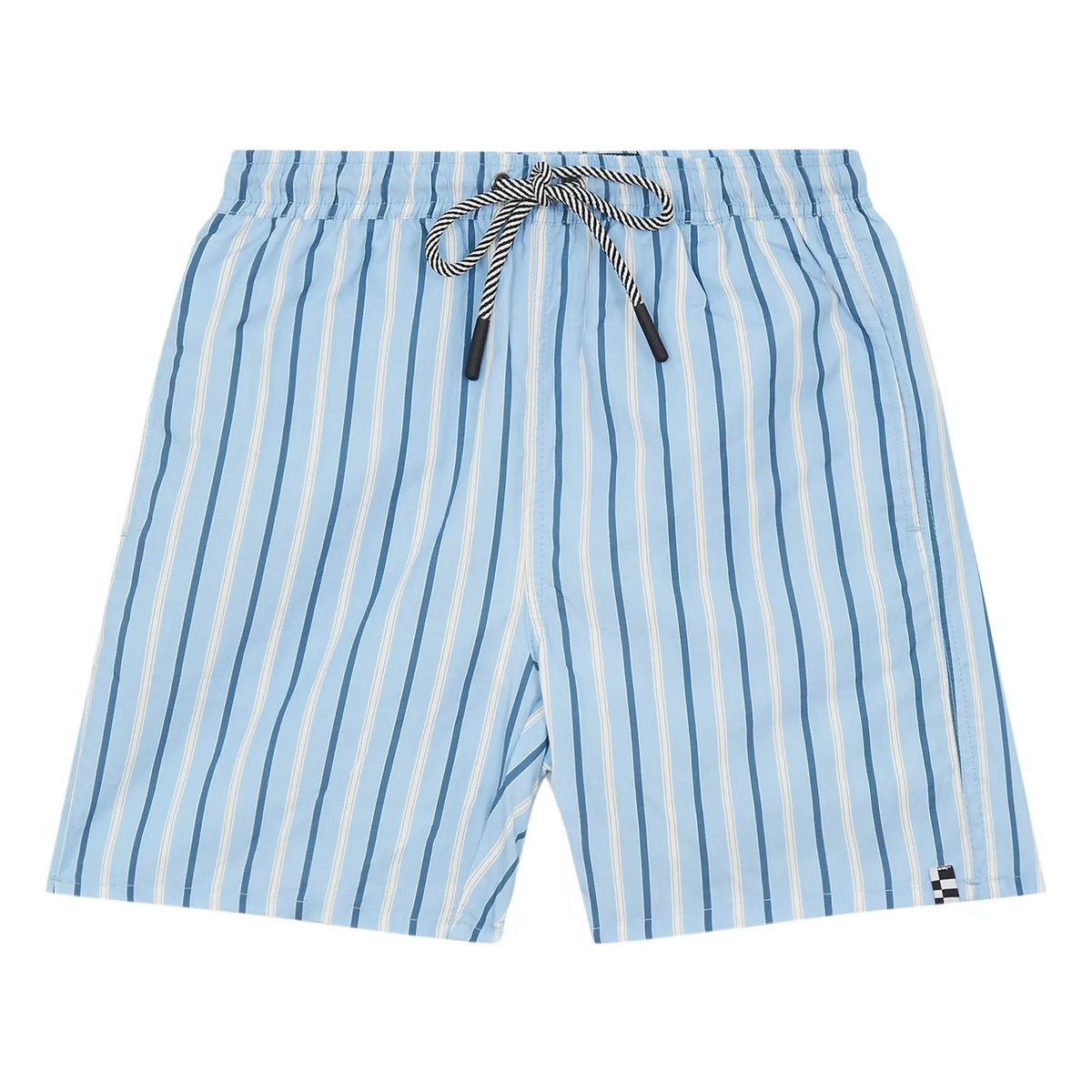 Finger in the nose - Freeboy Striped Swim Shorts | Blue