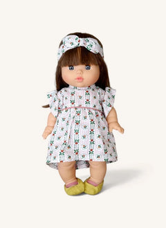 Minikane - Cerise Pommette Doll, Editions Aimable x Minikane | Pommette Poplin