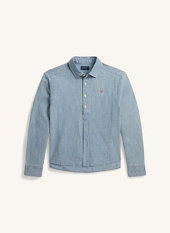 Ralph Lauren - 4-Button Logo Shirt | Blue