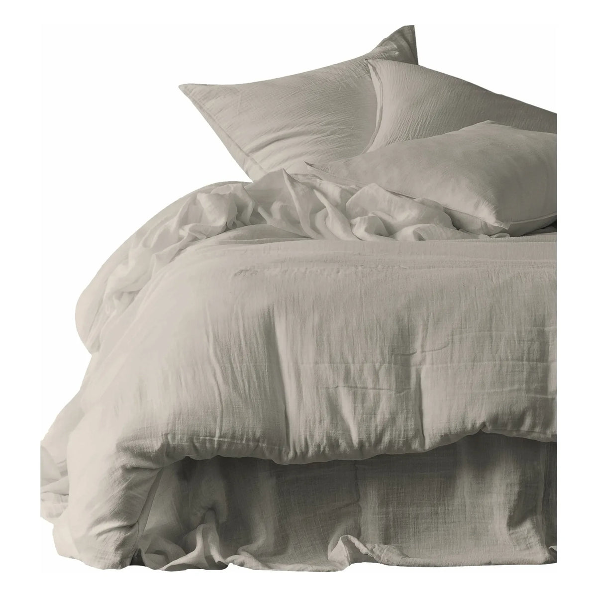 Haomy - Mykonos Cotton Poplin Duvet Cover | Linen