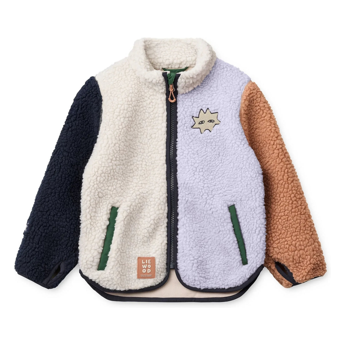 Liewood - Nolan Mood Recycled Fiber Sherpa Jacket | Dusty Purple