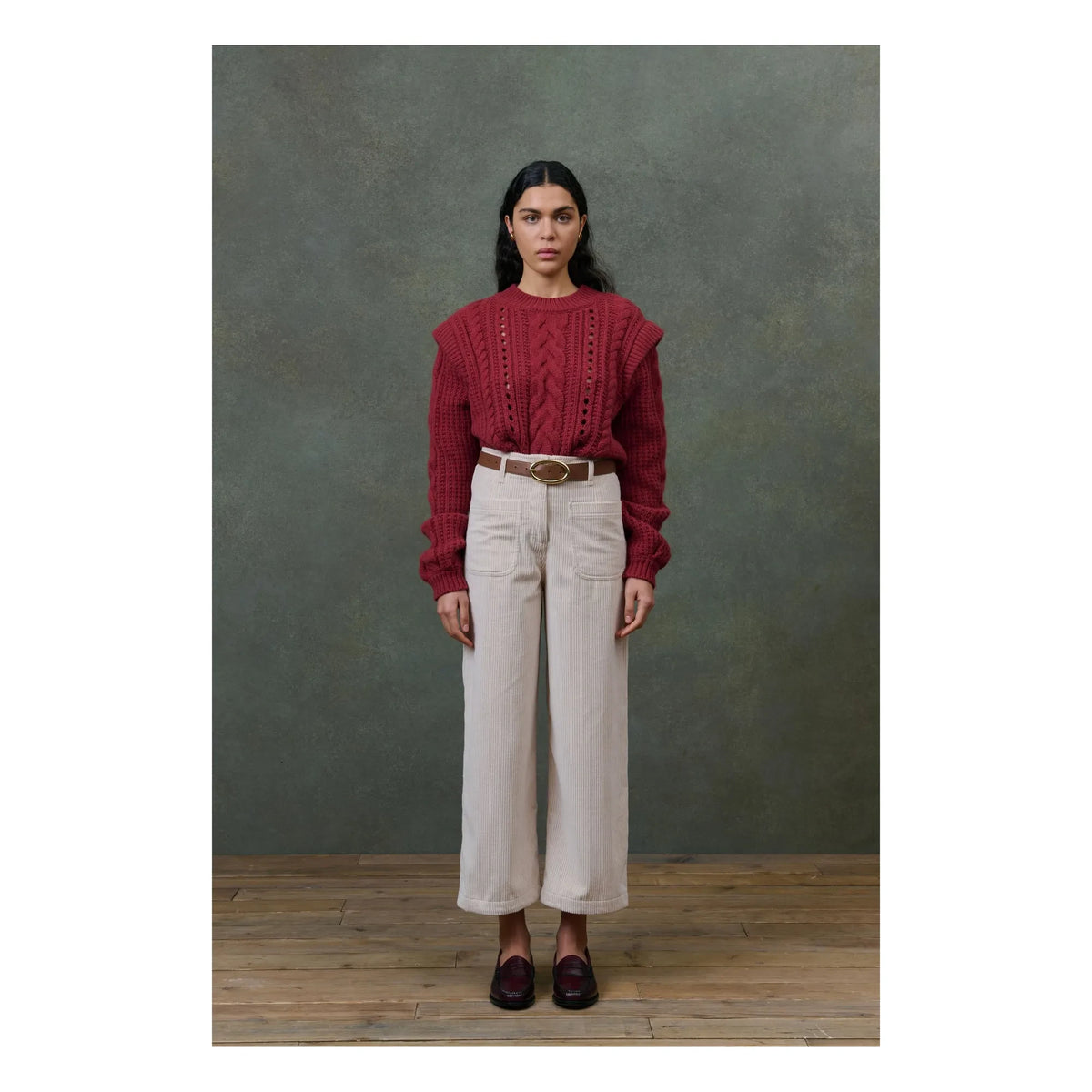Louise Misha - Anika Laine sweater - Women's collection | Red