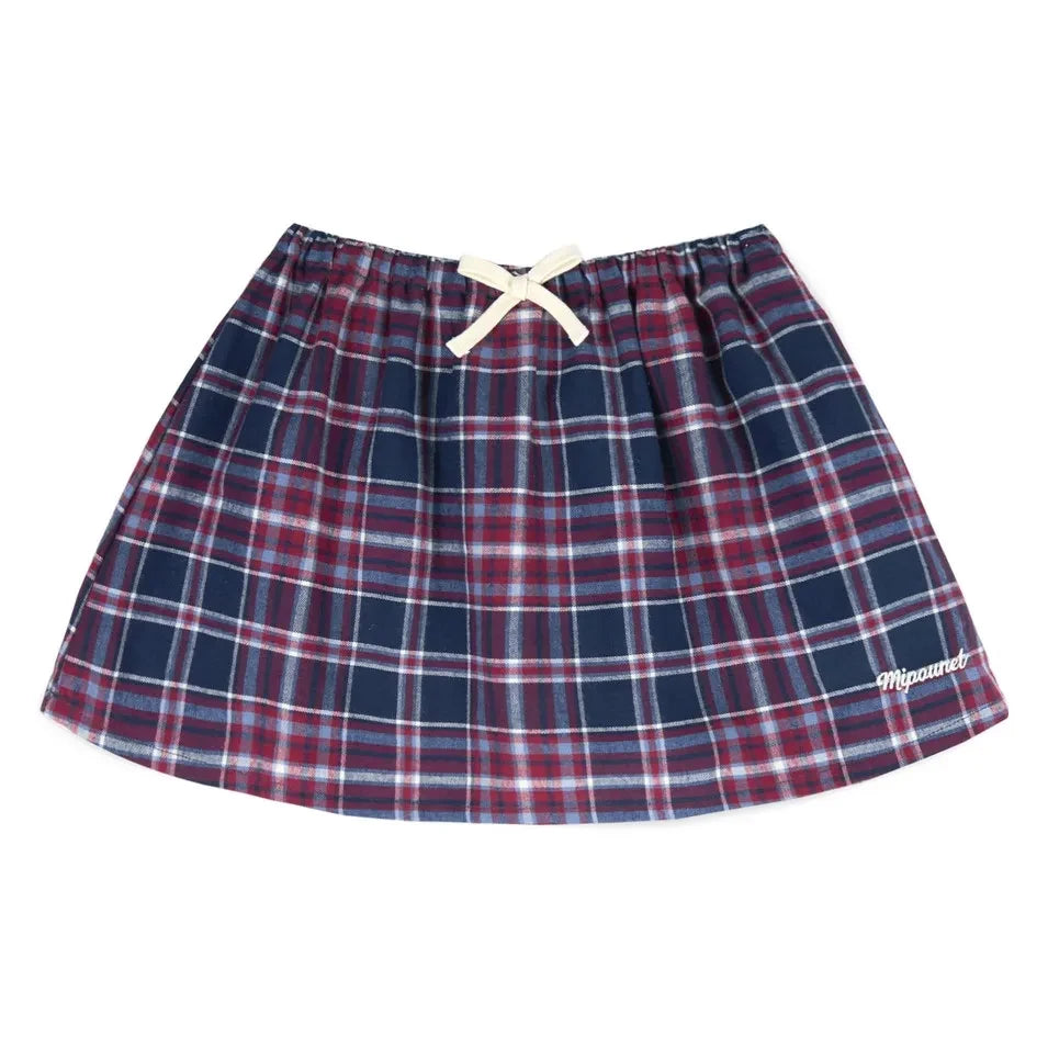 Mipounet - Lorena Gingham Skirt | Red