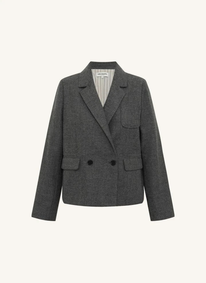Lollys Laundry - Antonella Wool Blazer | Grey