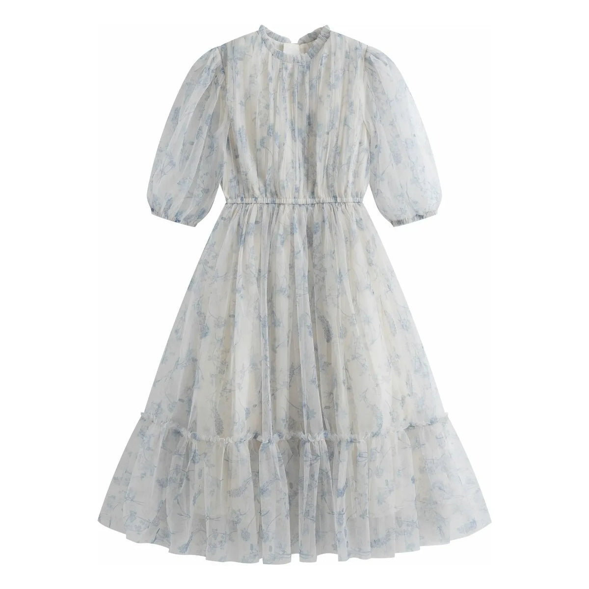 C'era Una Volta - Donna Fleurie Dress | Gray Blue