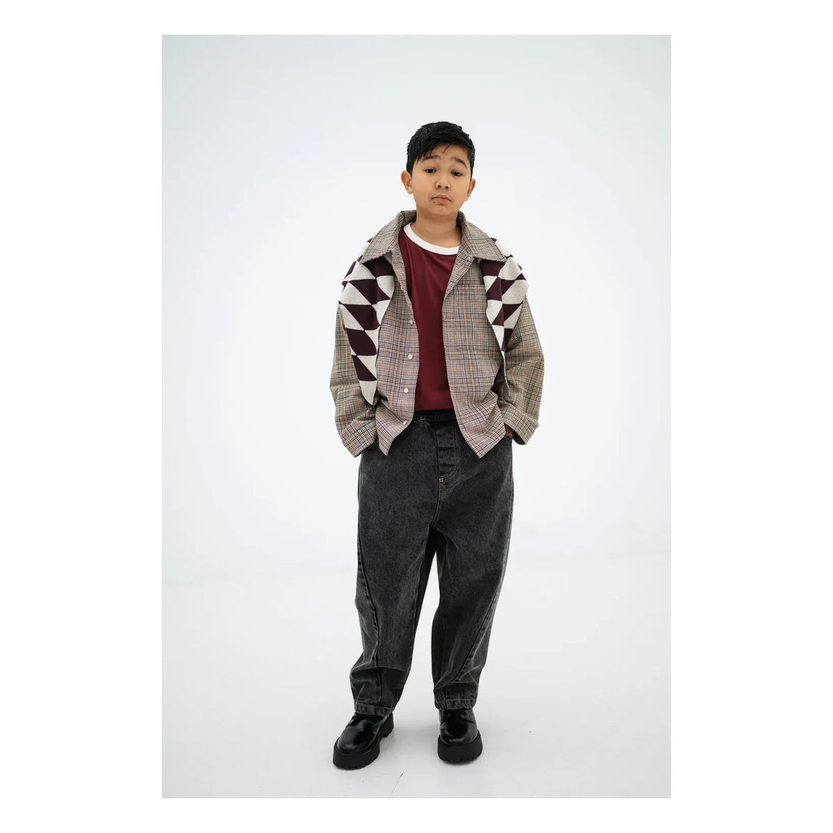 Repose AMS - Knitted Scarf | Brown