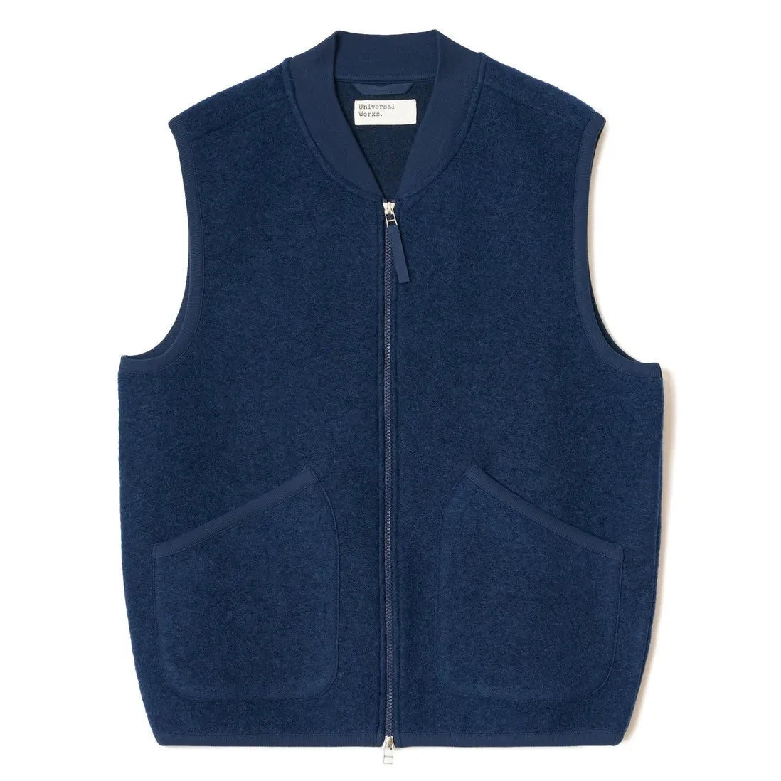Universal Works - Sleeveless Wool Jacket | Indigo