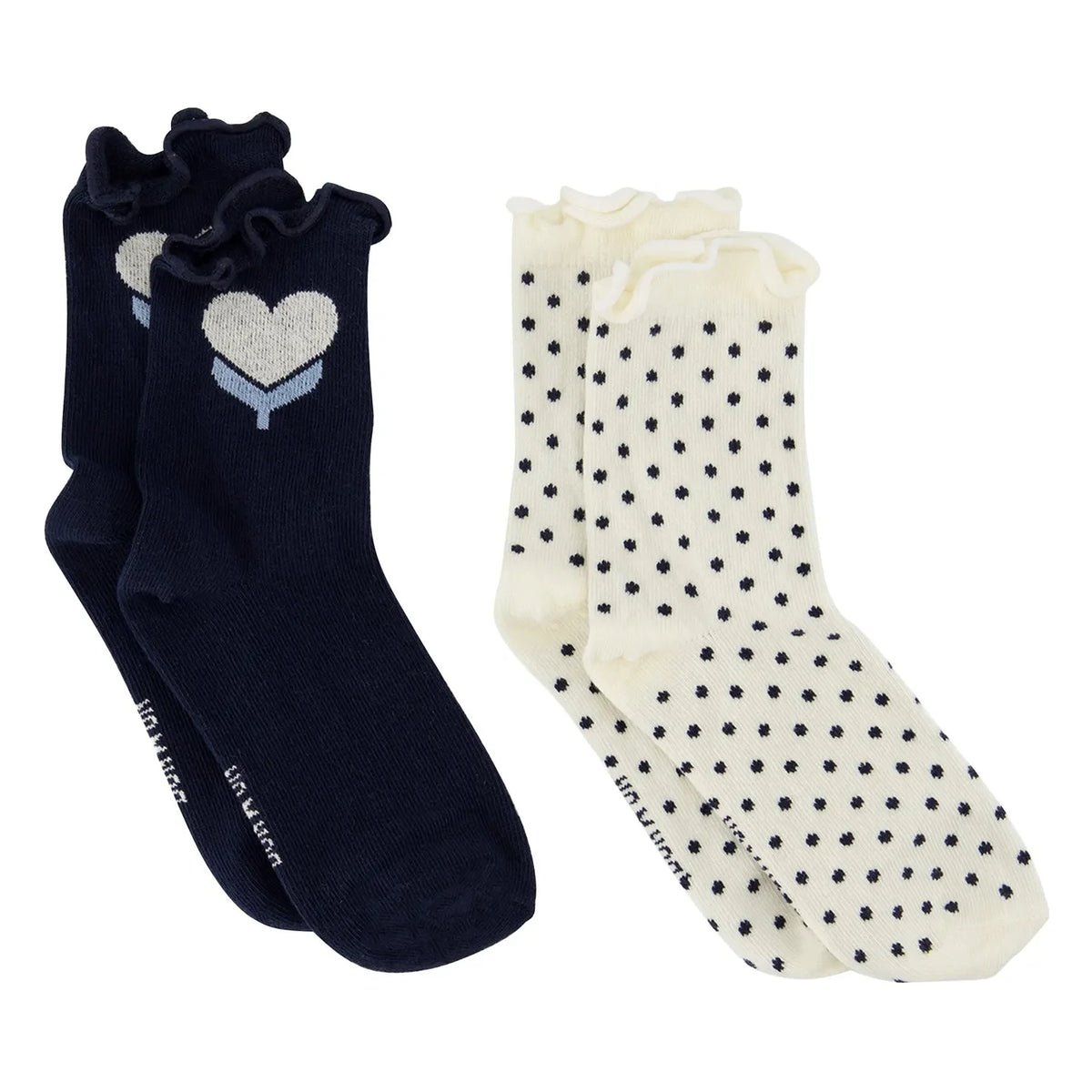 Bonton - Heart Socks | Navy