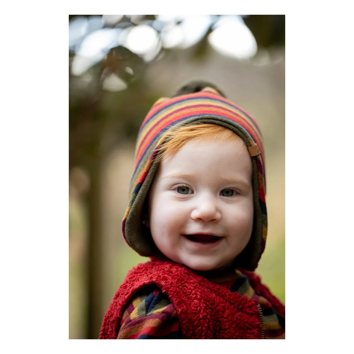 1+ in the family - Bienville Striped Beanie | Khaki