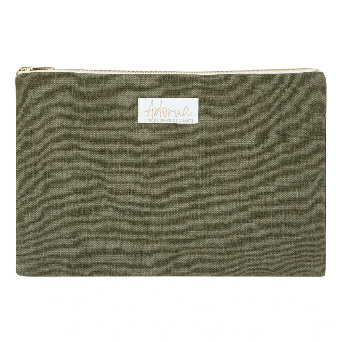 Adorna - Linen Kese | Khaki