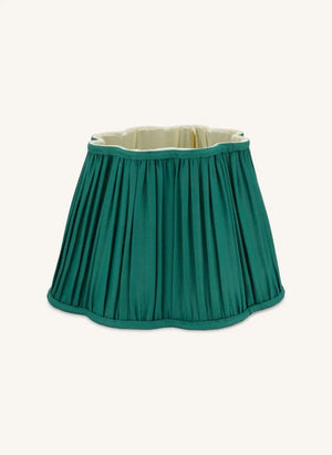 Doing Goods - Diya Silk Lampshade | Emerald Green