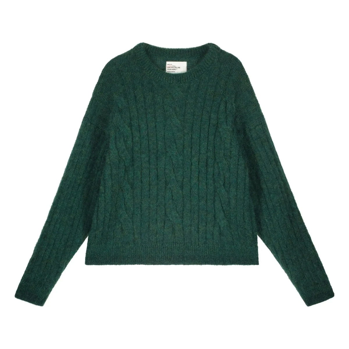 Leon & Harper - Moove Core Super Kid Mohair Sweater | Green