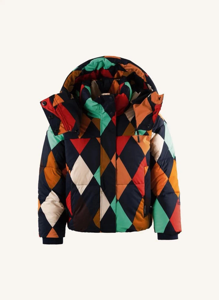 Gosoaky - Crabbie Pattie Waterproof Down Jacket | Orange