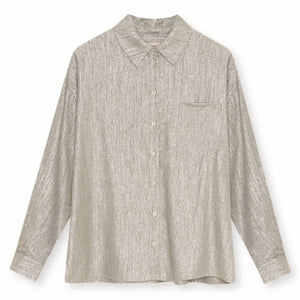 the new society - Iris shirt | Silver