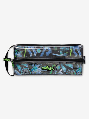 Smiggle - Weekend Double-Zipper Pencil Case