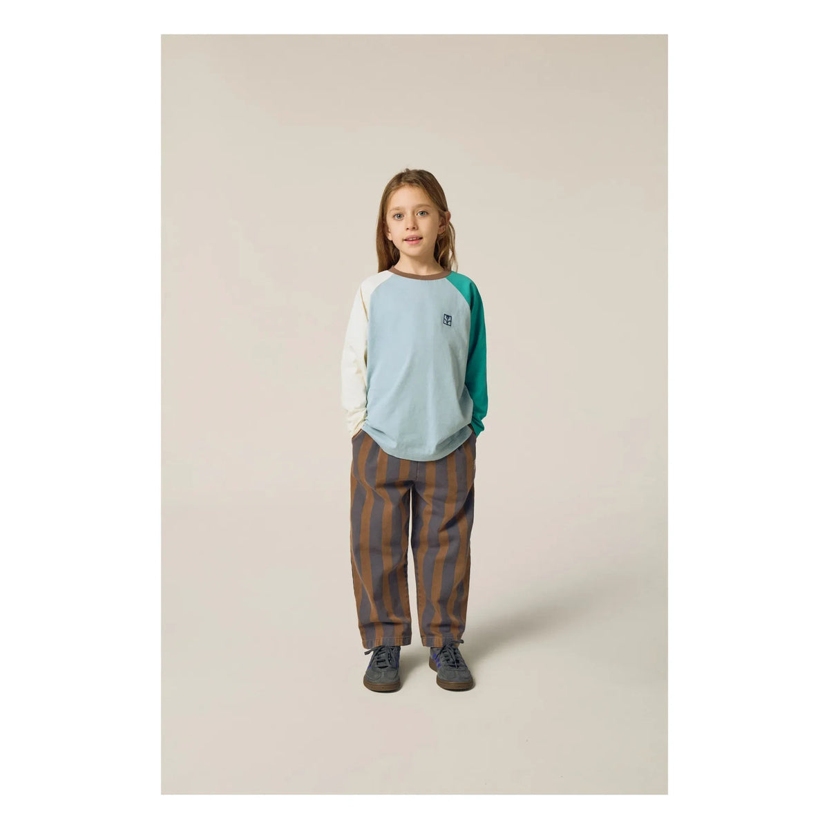 The Campamento - Color Block T-Shirt | Light Blue