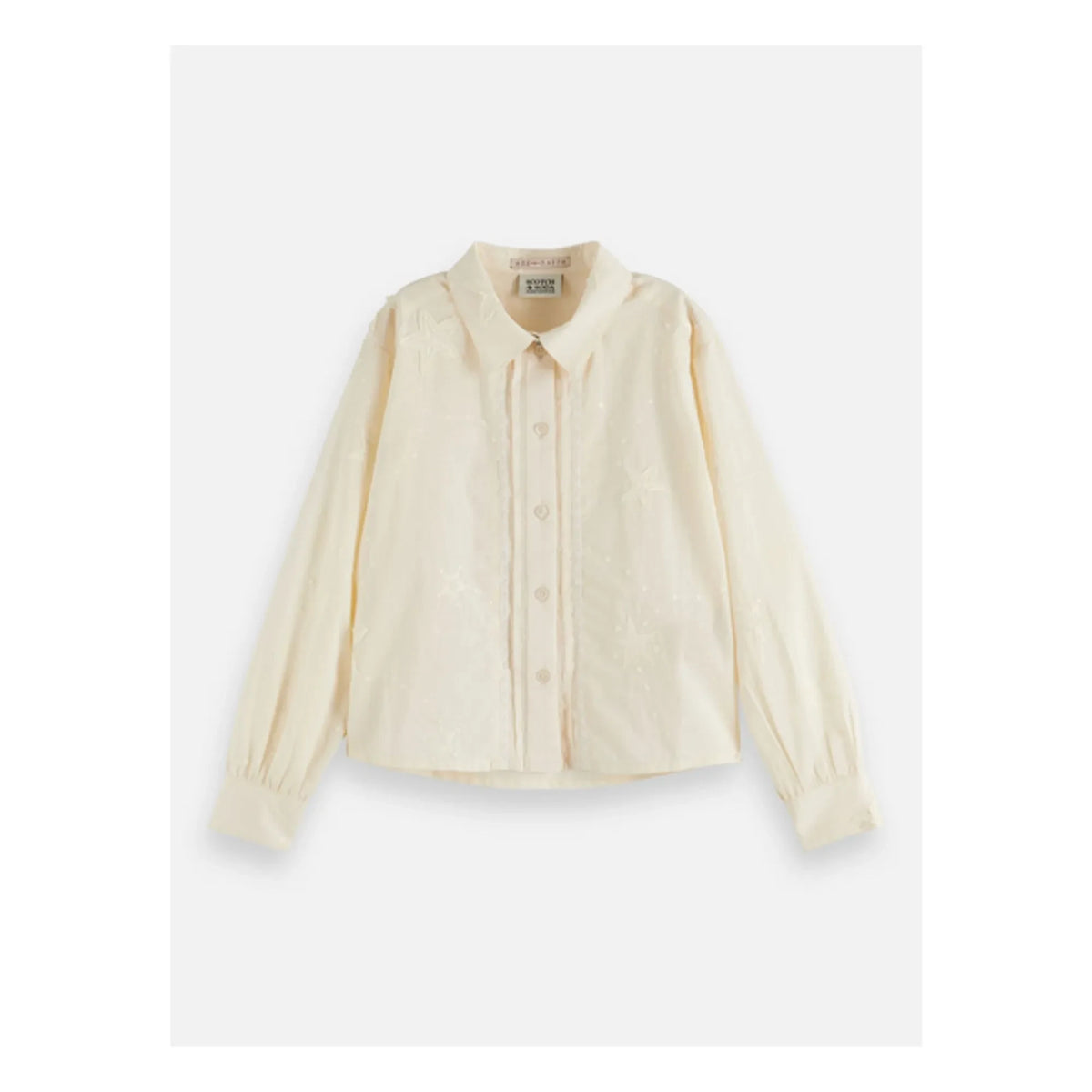 Scotch & Soda - Embroidered Shirt | Ivory