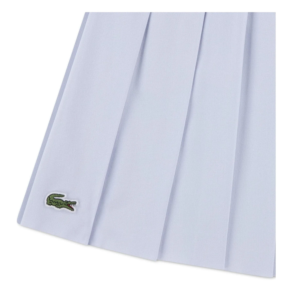 Lacoste - Recycled Fiber Pleated Skirt | Light Blue