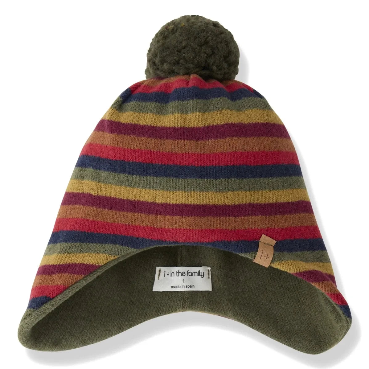 1+ in the family - Bienville Striped Beanie | Khaki