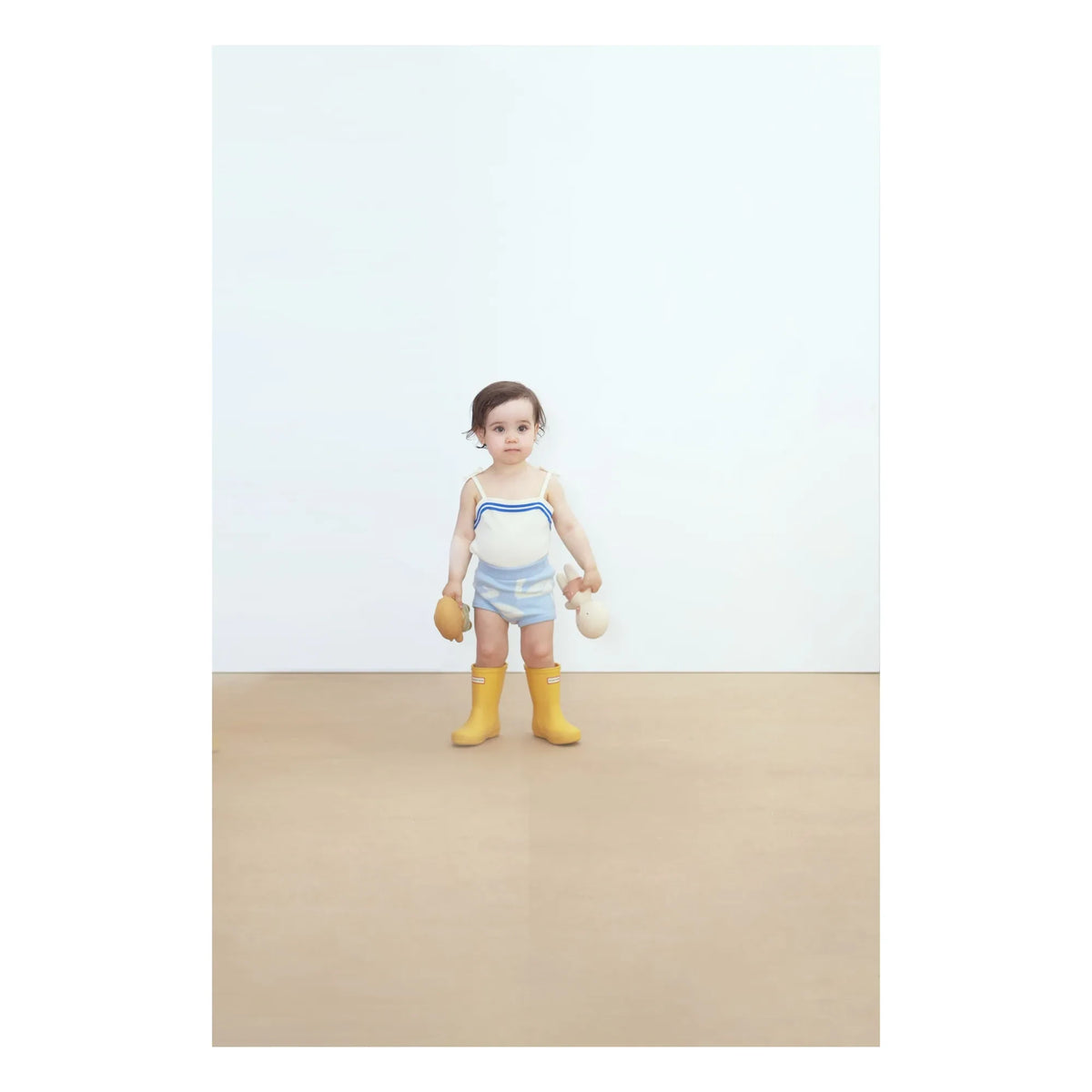 Tinycottons - Gathered Body Bodysuit | White