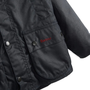 Barbour - Bedale Waxed Jacket Made From Recycled Fibres | Navy
