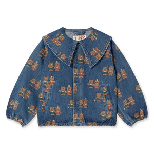 Tinycottons - Tea Room Denim Jacket | Blue