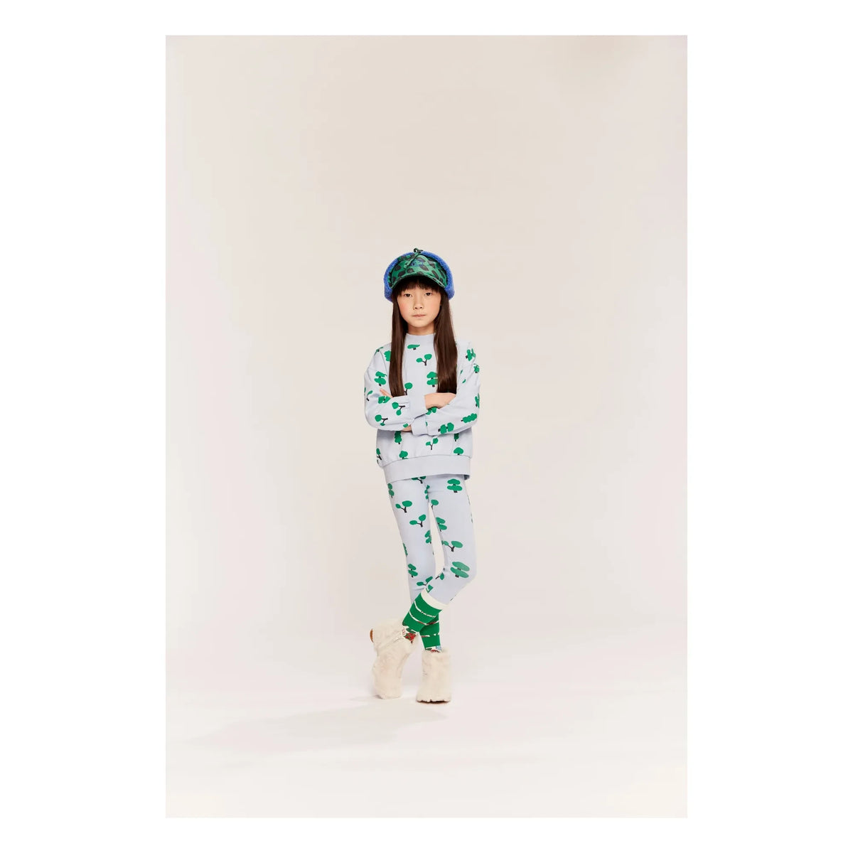 Wynken - Legging Lento Trees | Light Blue