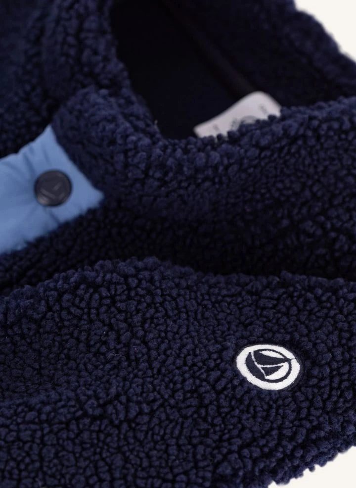 Petit Bateau - Sherpa-style jacket | Navy
