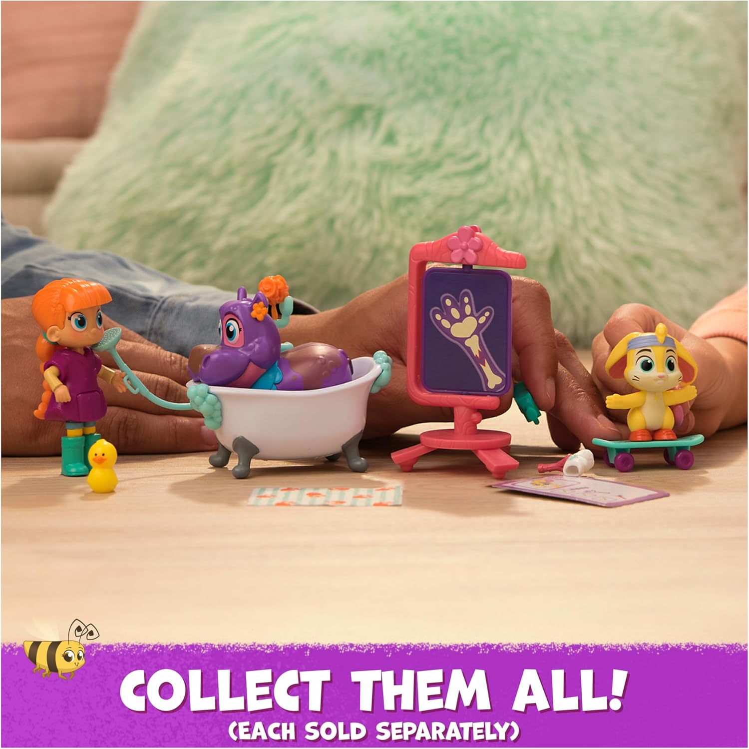 Dinossi - Vida The Vet, Vida & Zig Zag Action Figures of Zig Zag