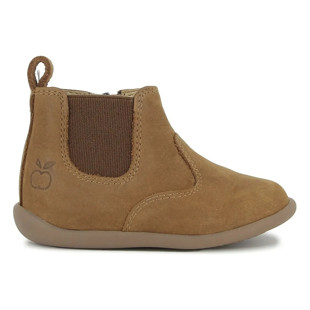 Pom d'Api - Nubuck Flat Souled Boots | Camel