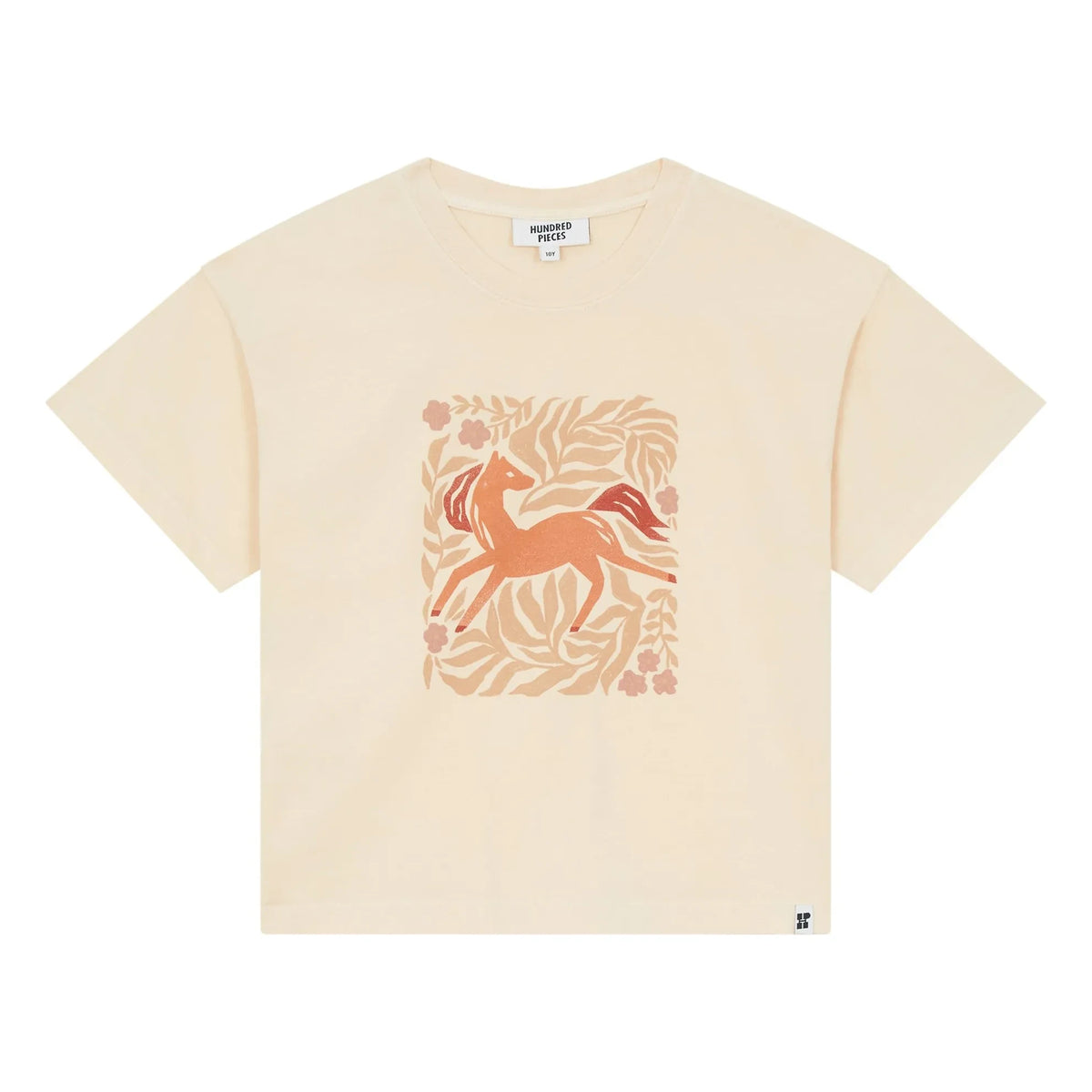 Hundred Pieces - Luna Cheval organic cotton T-shirt | Cream