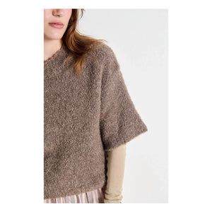 American Vintage - Zolly sweater | Dark brown