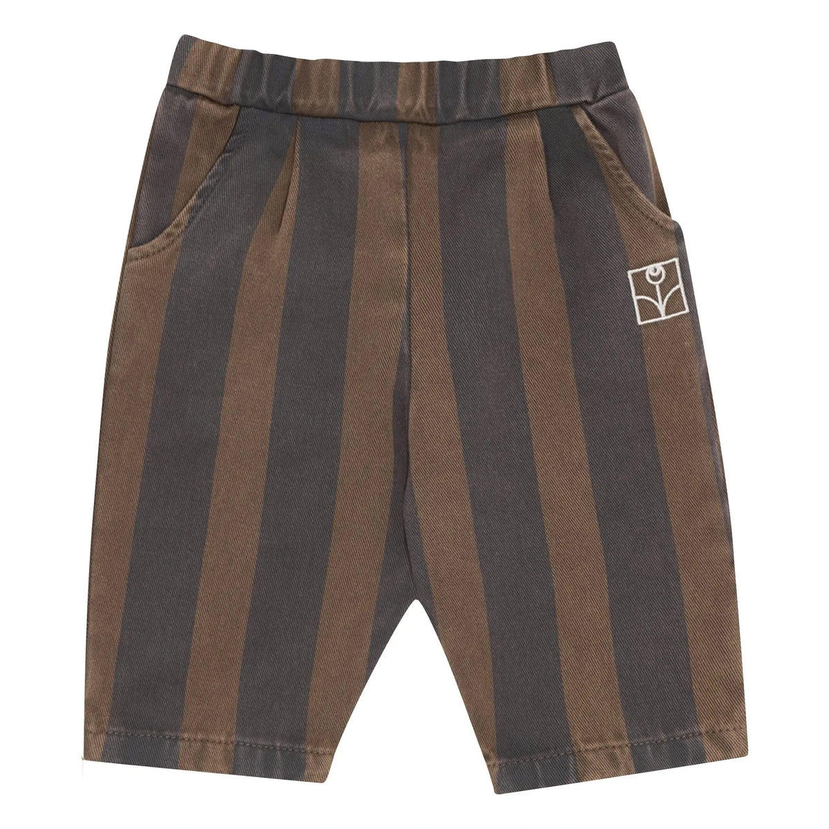 The Campamento - Baby Striped Trousers | Khaki