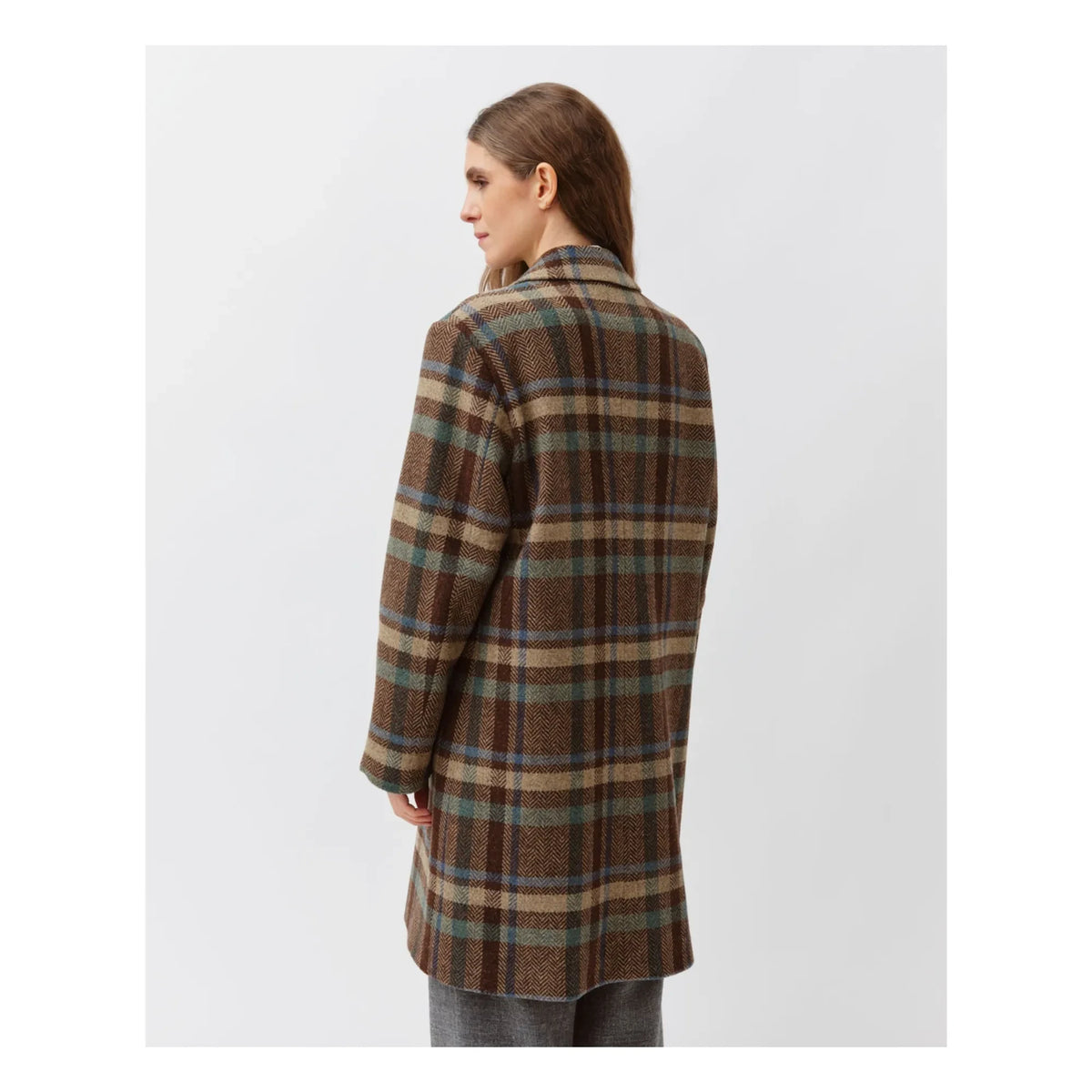 Diega - Mazamo Wool Coat | Chocolate