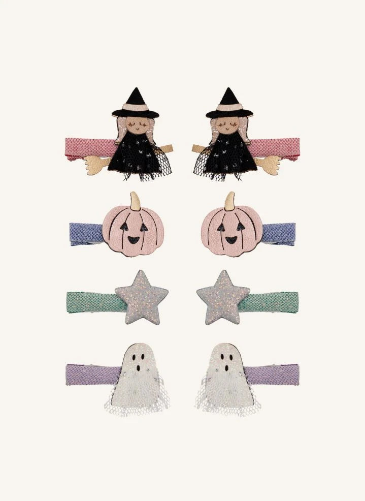 Mimi & Lula - 8-piece Halloween hair clips | Black