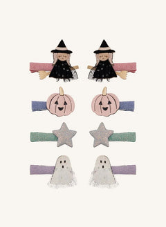 Mimi & Lula - 8-piece Halloween hair clips | Black