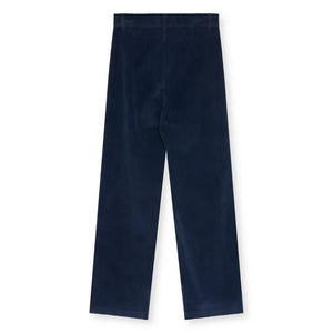 the new society - Ines Velvet Pants | Night Blue