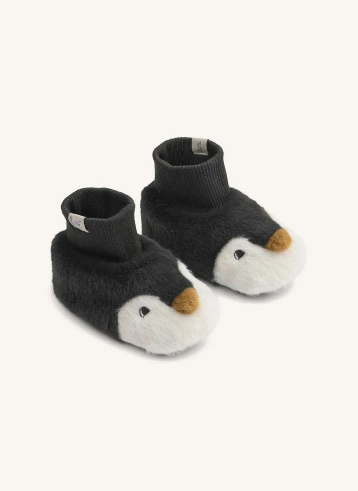 Liewood - Beth Penguin Slippers | Charcoal Grey