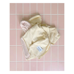 Maison Deux - Striped beach towel | Yellow