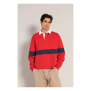 Smallable Man - Fausto Organic Cotton Polo T-shirt | Dark red