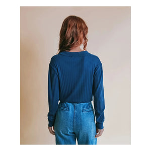 Emile et Ida - Polo Erano Pointelle | Navy