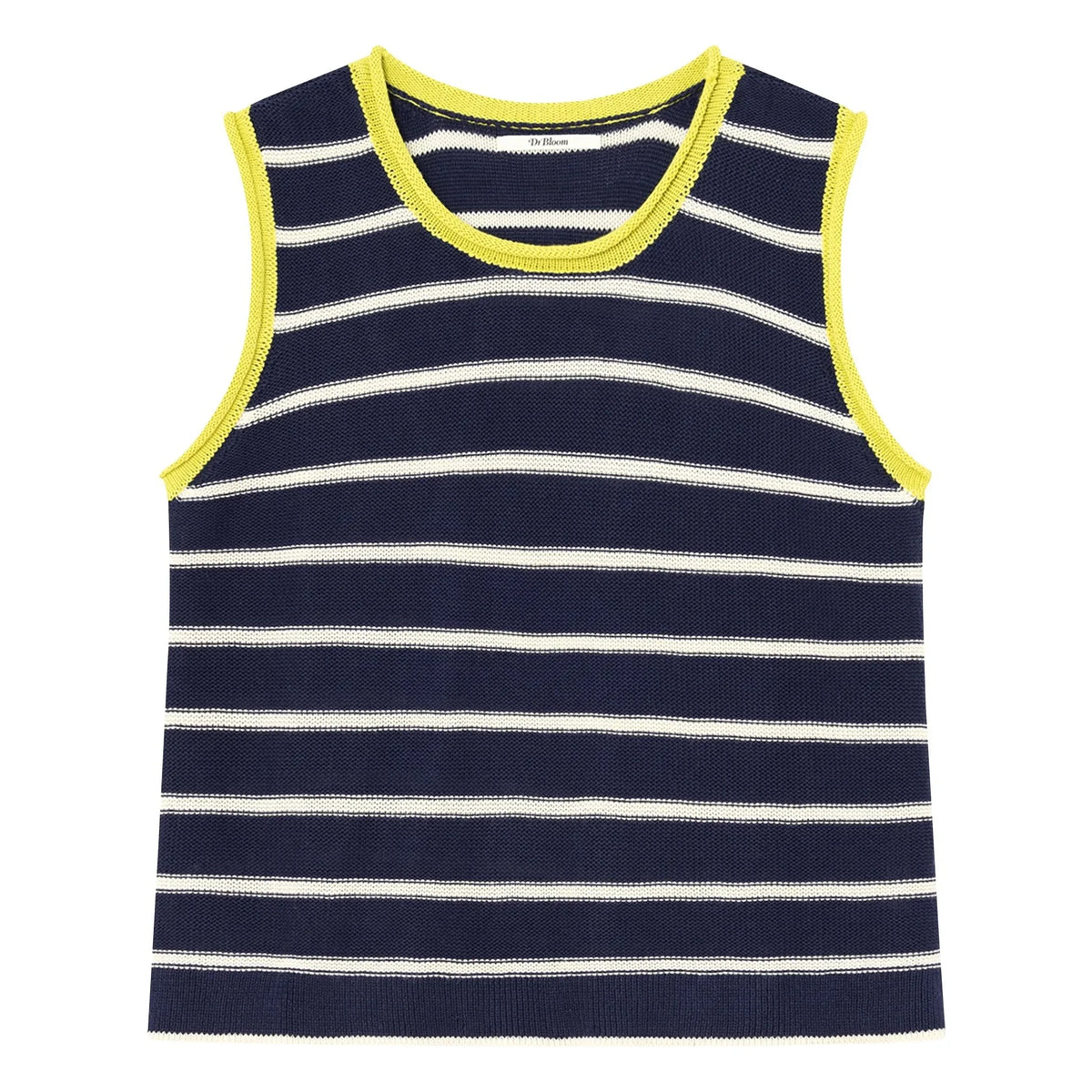 Dr Bloom - Chupito sleeveless cotton sweater | Navy blue